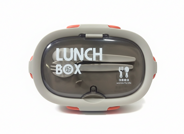 Plastic Lunch Box with Cutlery Set