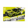 MJI, Creative LEGO-style construction sets, 1466pcs Technic Speed Super Racing Car - Green | MJI-8618