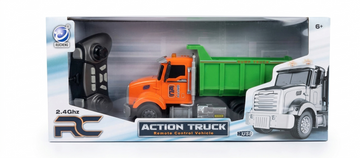 Remote Control Dump Truck – 2.4GHz RC Construction Vehicle | USB Rechargeable | Kids Ages 6+