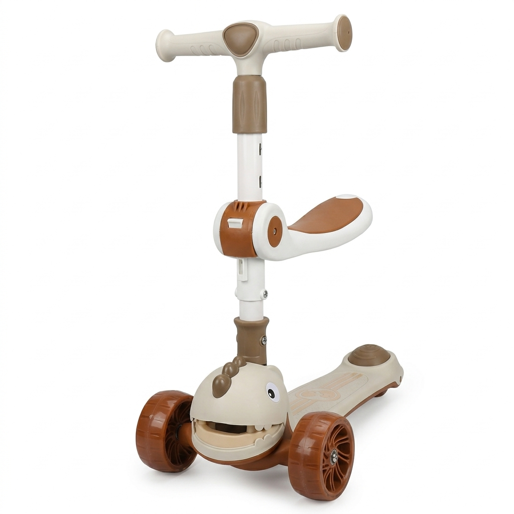 3 Wheels Kids Scooter with Seat