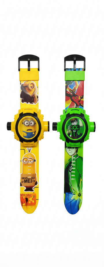 Cartoon-Themed Digital Projector Watches for Kids