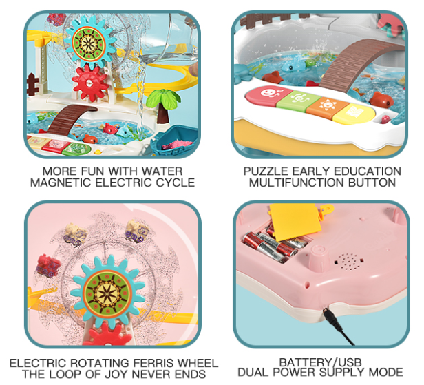 Popular Ferris Wheel Track with Water Fishing Game