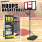 165 cm Adjustable Basketball Hoop Goal System