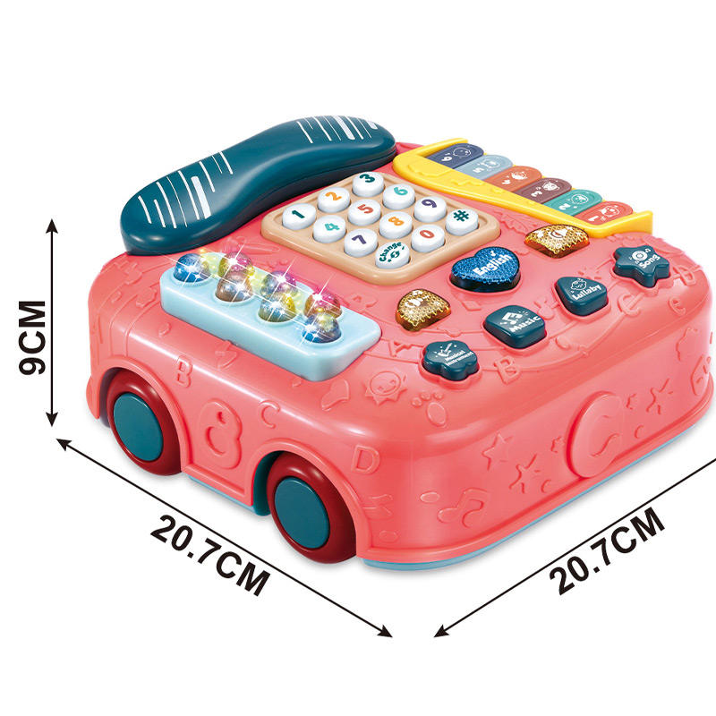 Hot Selling Baby Toy Phone – Multifunctional Light & Music Telephone Car