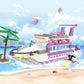 COGO Fashion Girl Yacht Building Blocks Set