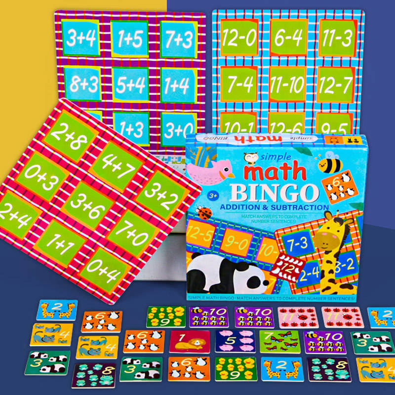 Digital Maths Bingo Game Digital Calculation Memory Card