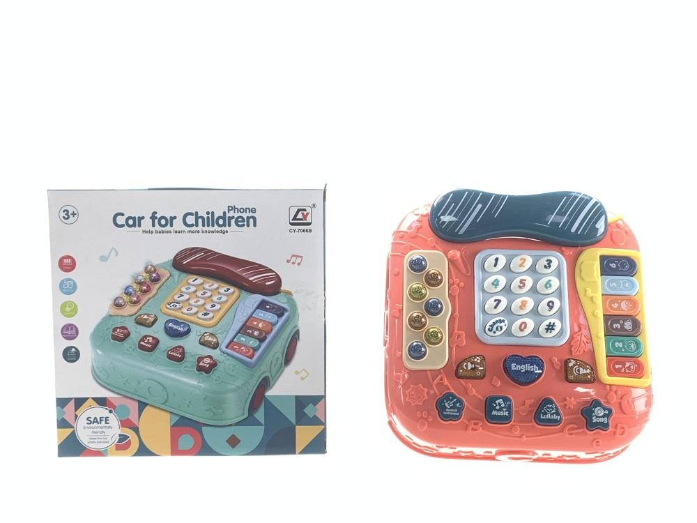 Hot Selling Baby Toy Phone – Multifunctional Light & Music Telephone Car