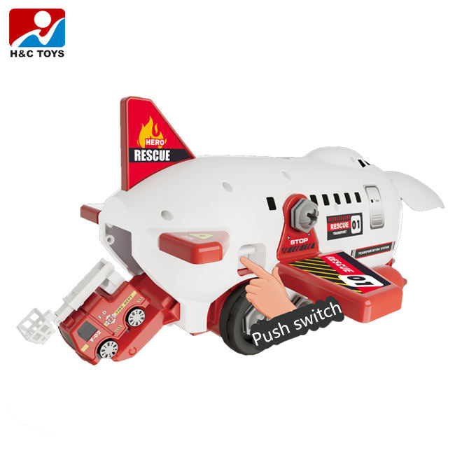 DIY Disassemble Puzzle Aircraft & Fire Engine Car Toy