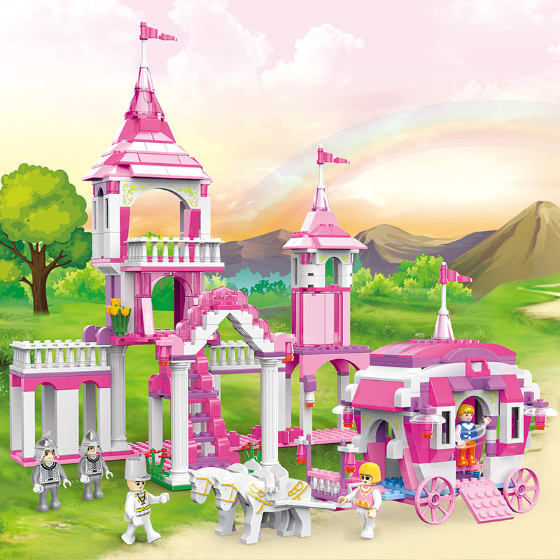 Cogo Girls Royal Celebration Building Blocks 555 Pcs
