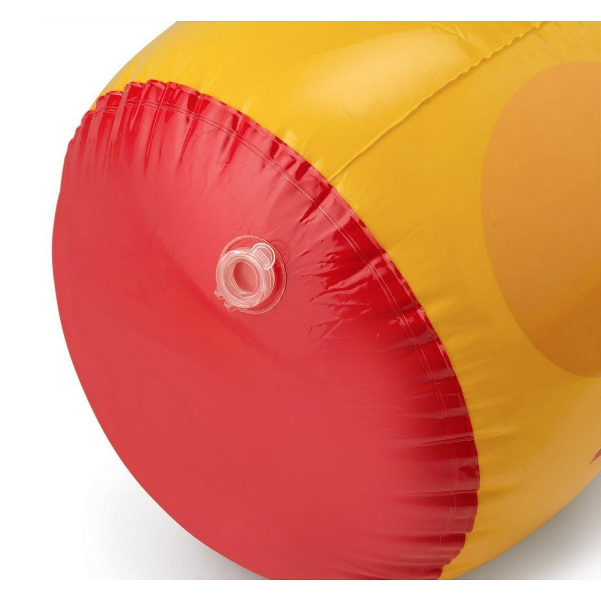 INTEX bop bag deflated base showing air fill design