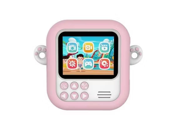 Instant Print Camera for Kids, HD Digital Video Camera, Portable Toy with Silicon Rubber Case