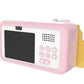 Instant Print Camera for Kids, HD Digital Video Camera, Portable Toy with Silicon Rubber Case