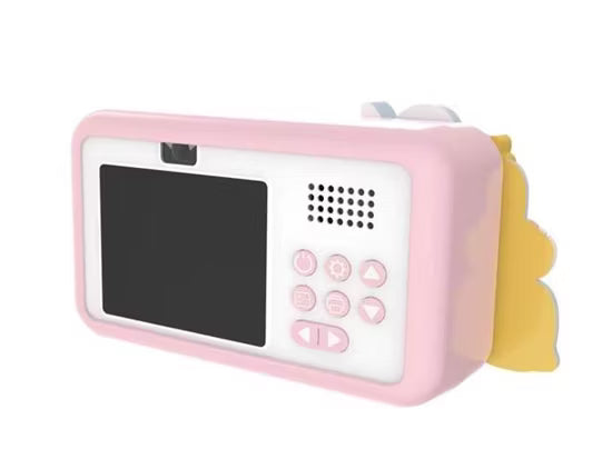 Instant Print Camera for Kids, HD Digital Video Camera, Portable Toy with Silicon Rubber Case