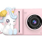 Instant Print Camera for Kids, HD Digital Video Camera, Portable Toy with Silicon Rubber Case