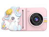 Instant Print Camera for Kids, HD Digital Video Camera, Portable Toy with Silicon Rubber Case