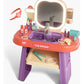 Kids Dressing Table with LED Light & Touch Sensor