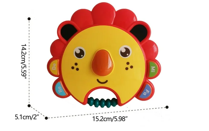 Musical Lion Piano Cub with Light
