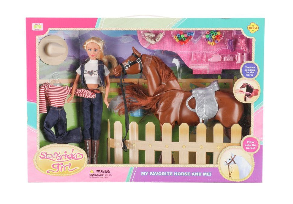 Stocking Riding Doll with Accessories