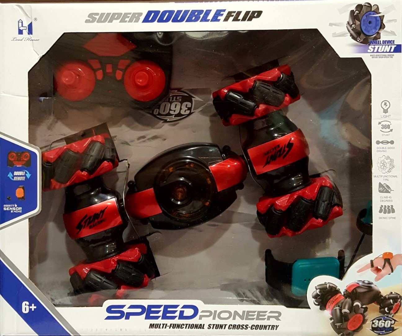 Super RC Stunt Car with Double-Flip Sensor