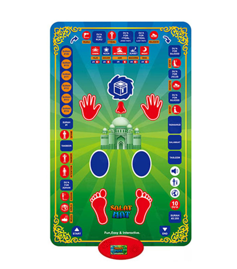 Educational Prayer Mat With 36 Keys & 7 Languages