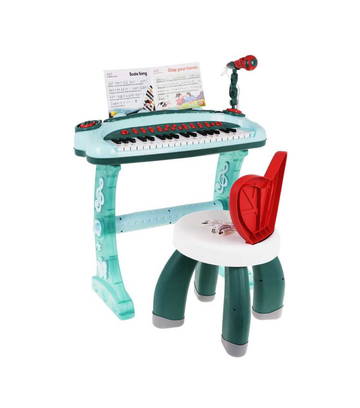 Electric Piano with Small Chair - Musical Instruments for Early Education