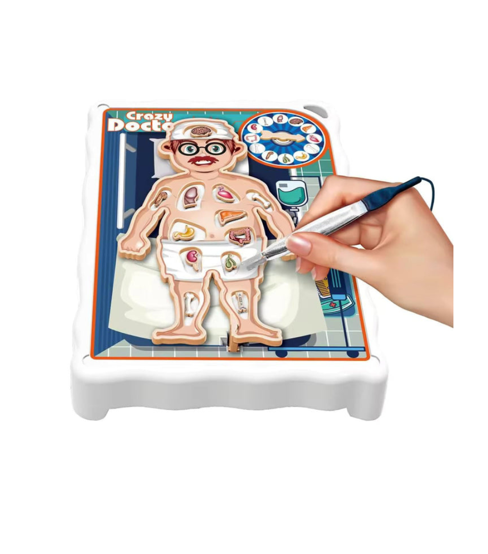 Electronic Crazy Doctor Human Body Organ Surgery Operation Kit