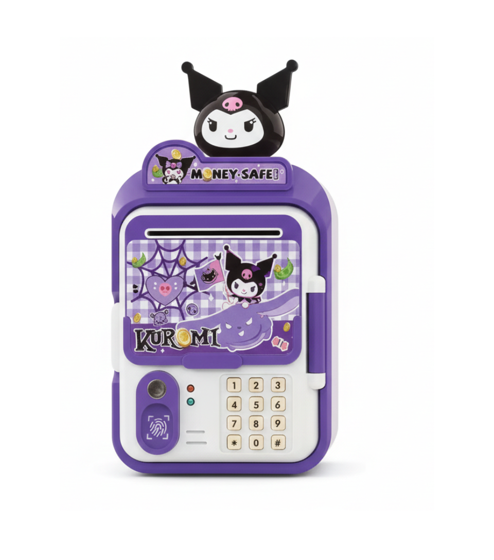 Electronic Money Safe Piggy Bank with Password, Music & Light for Kids