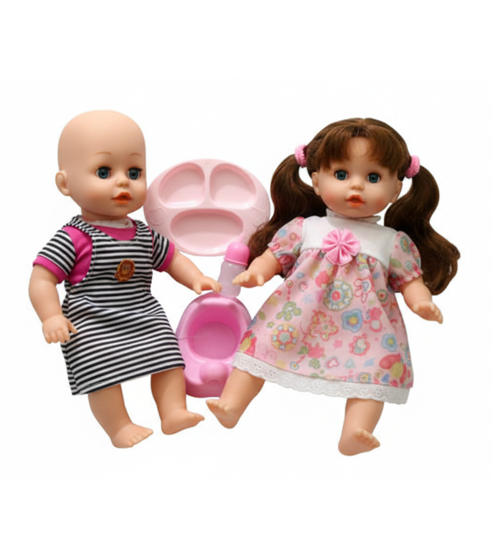 Interactive Doll with 12 Types of Sounds and Accessories