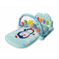 Joyous Baby Musical Play Gym & Kick Piano Mat with Hanging Toys (Blue)