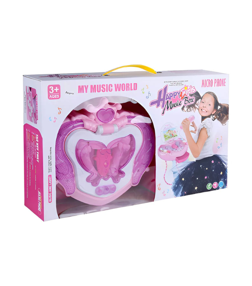 Karaoke Toy with Double Stand, Lights and Sound