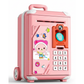 Kids Cartoon Fingerprint & Face Recognition ATM Machine - Pink