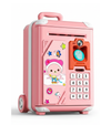 Kids Cartoon Fingerprint & Face Recognition ATM Machine - Pink