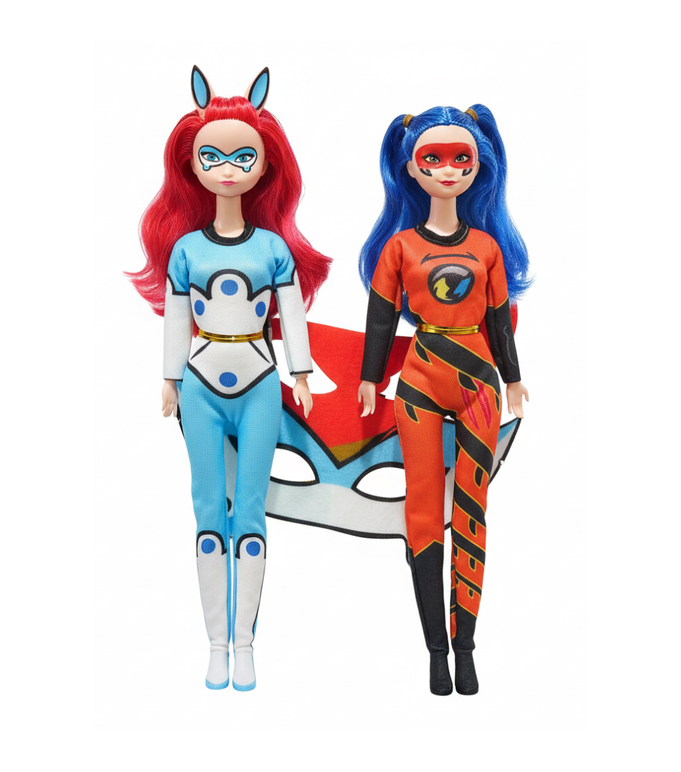 Lady Bug Magic 2 Pcs Of Doll