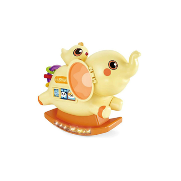 Battery-Operated Musical Rocking Elephant Toy