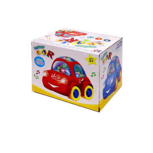 Funny Car Toy for Kids | 360° Rotating Stunt Car with Flashing Lights, Music & Sound