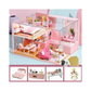 DIY Dollhouse - Wooden Miniature Doll House Furniture Kit