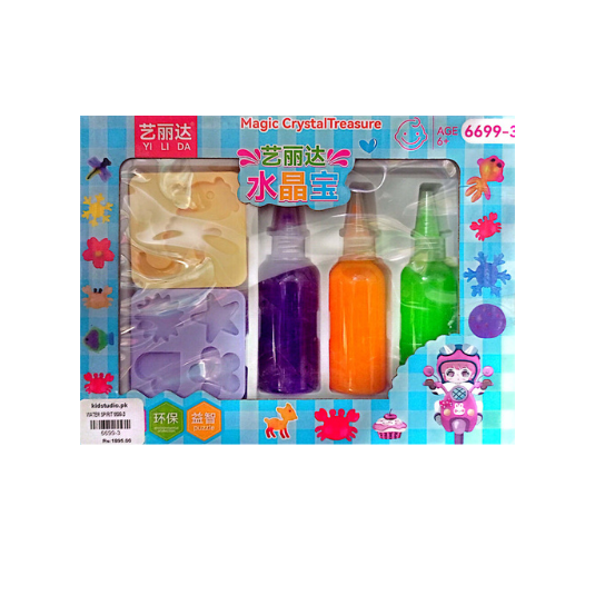 Magic Water Gel – DIY Magic Water Elf Toy for Kids with 2 Molds & 3 Bottles