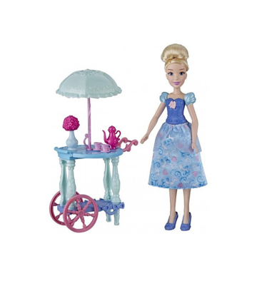 Disney Princess Cinderella Doll with Tea Cart