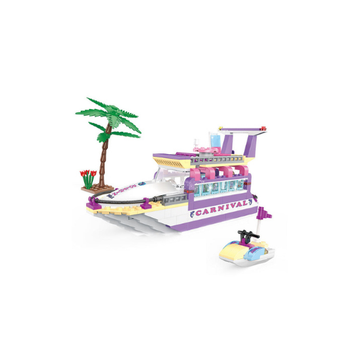 COGO Fashion Girl Yacht Building Blocks Set