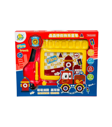 Fire Truck Color Drawing Board