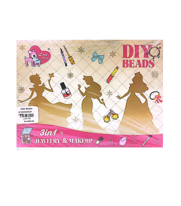 DIY Beads 3-in-1 Jewelry & Makeup Set