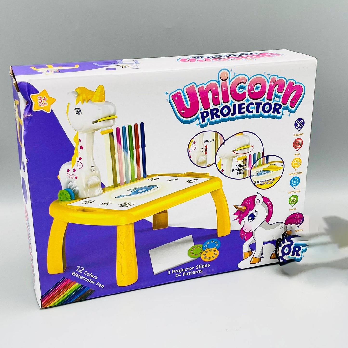 Drawing Projector Table Unicorn Style – Trace and Draw Toy for Kids