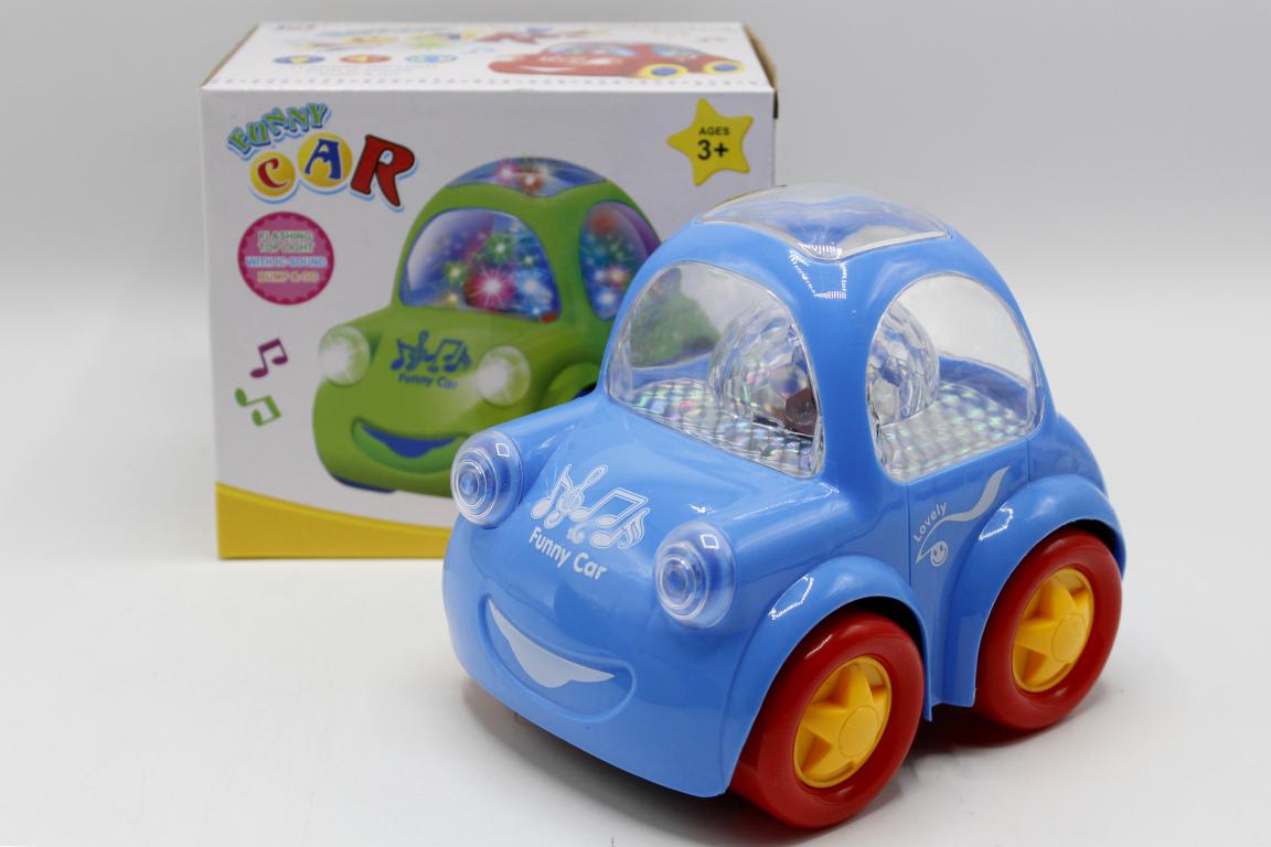 Funny Car Toy for Kids | 360° Rotating Stunt Car with Flashing Lights, Music & Sound