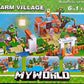 My World Farm Village Building Blocks 6 in 1 – 1006 Pieces