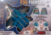 F35 Fighter RC Plane – 1:72 Scale 4-Channel Radio Control Jet with Lights & Sound (27MHz)