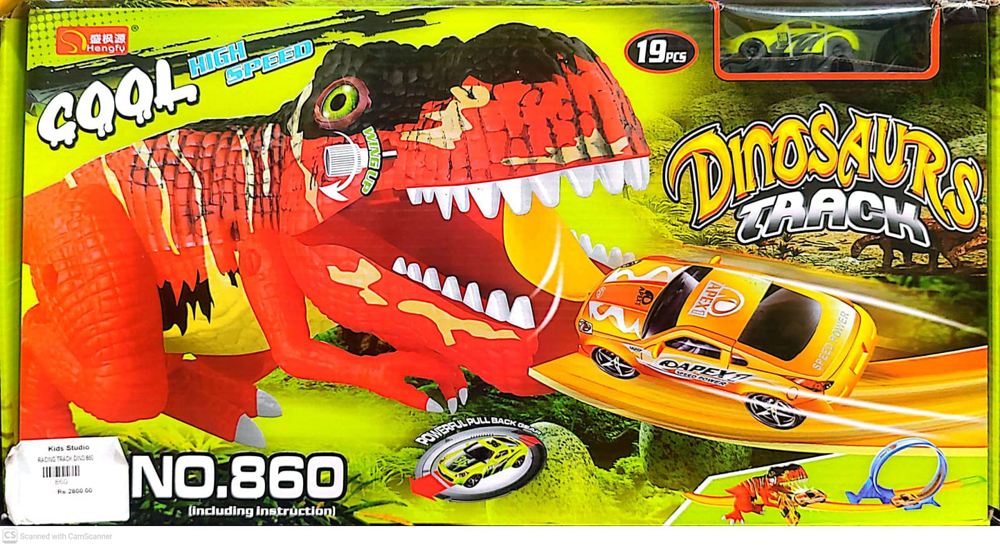 Dinosaur-Themed Car Track Toy Set