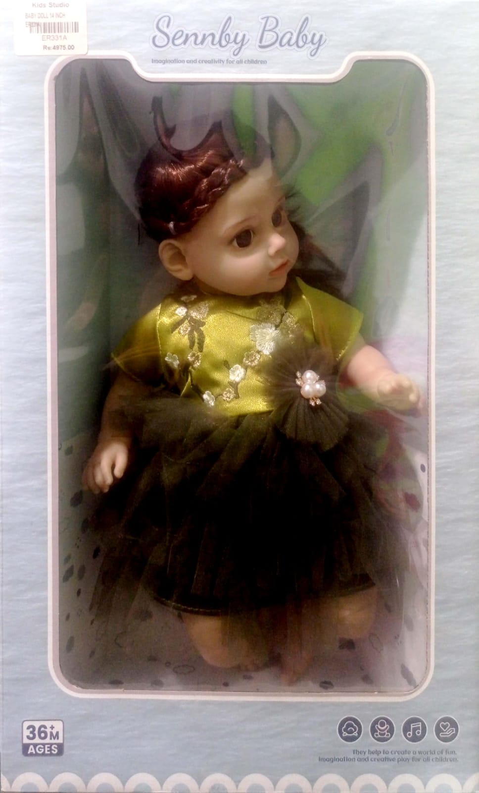 Sennby Baby Doll with Fashion Clothes