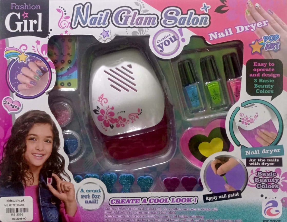 Fashion Girl Nail Art Set
