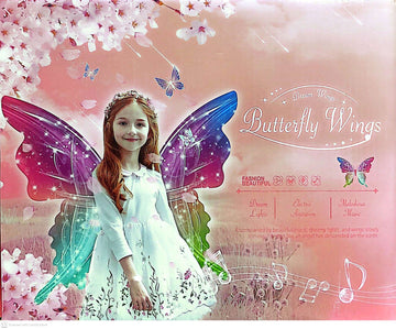 Electrical Butterfly Wings With Music Lights