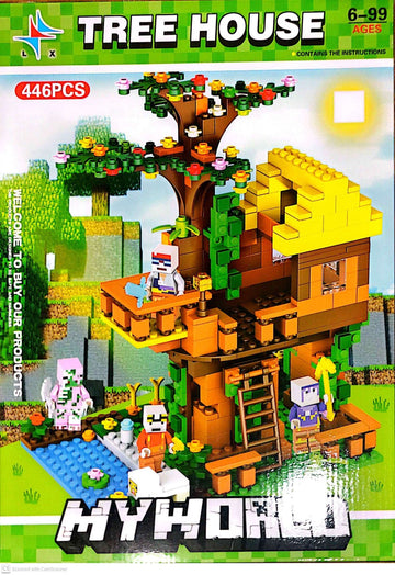 My House Tree House Building Block Set